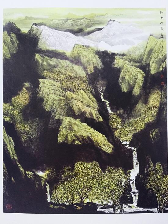 董继宁作品:《终南秋声远》(中国国家博物馆收藏)董