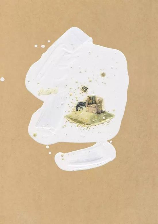 《覆膜世界——枕中记 no.5》 60×45cm 综合材料 2010