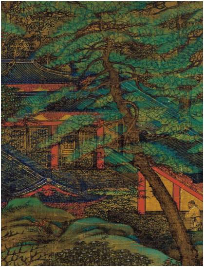 从江帆楼阁图到日本的唐代基因建筑