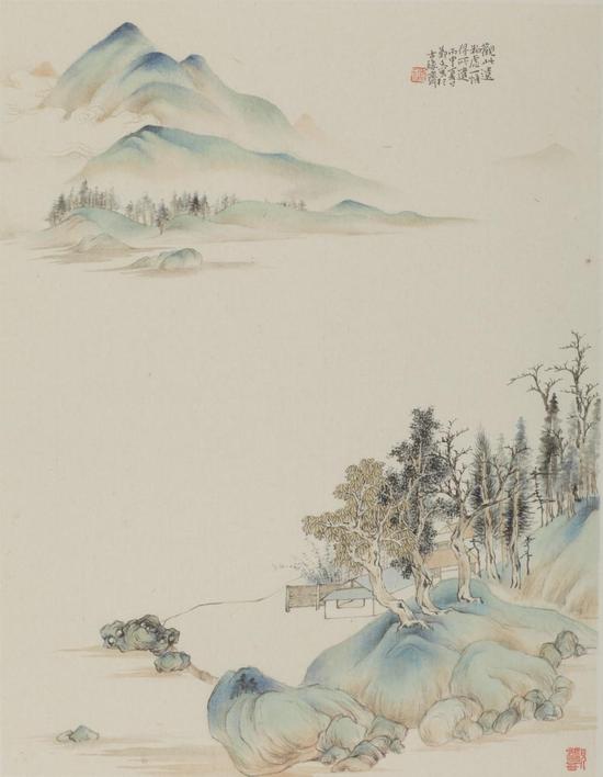 画家郑文谈江南山水画追求淡远基础上的雅趣