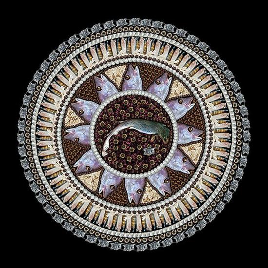 生死曼陀羅 曼陀羅繪畫《靈性種子3》經典框Mandala painting 