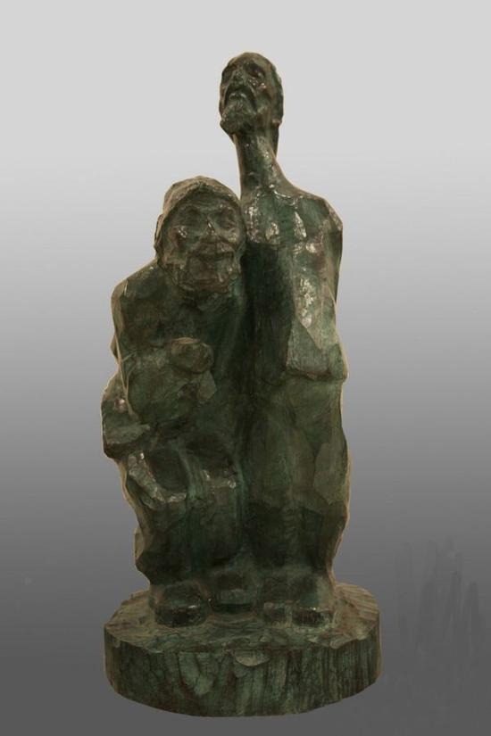 盛扬《民间演唱》_雕塑_新浪收藏_新浪网