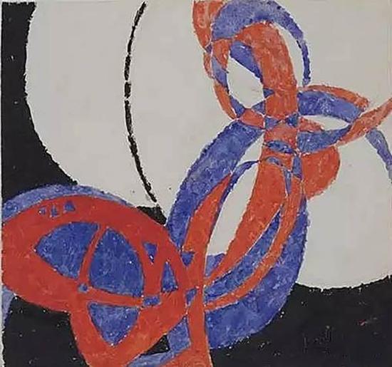 无定形植物,两种颜色的赋格 库普卡