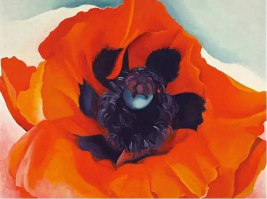 乔治亚·欧姬芙作品:《罂粟花》