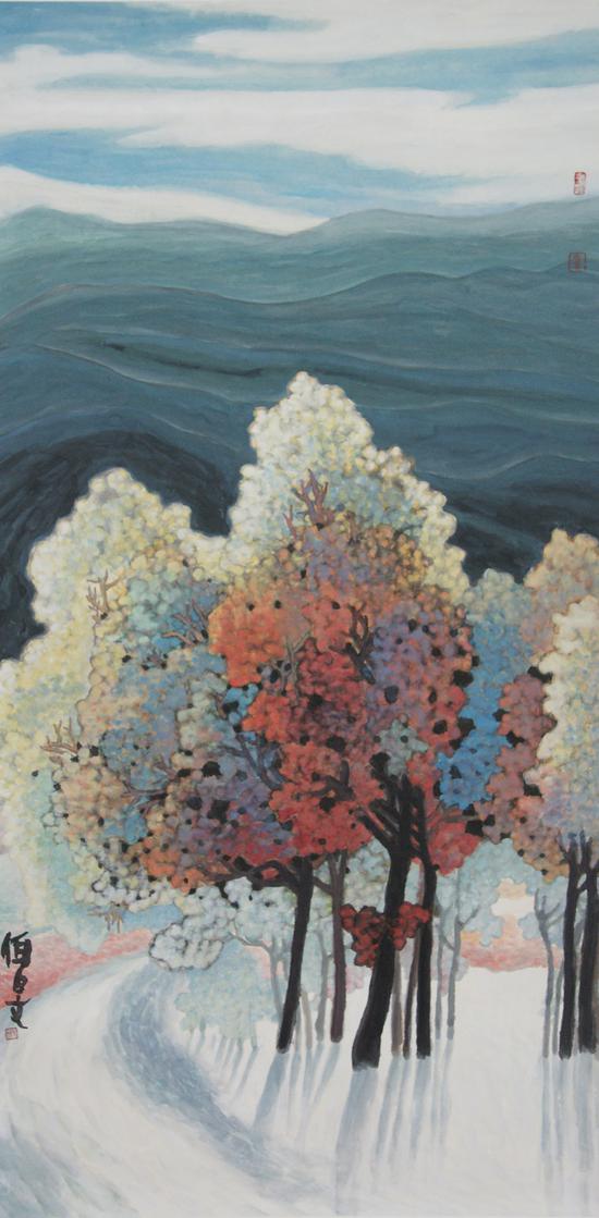 读杨佴旻作品 解千年水墨画色彩之谜|水墨画|中国画|色彩_新浪收藏_新浪网