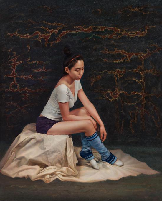 张洪涛的坦培拉世界——抽象vs具象