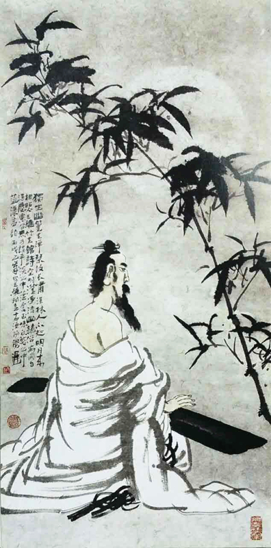 陈冬至画古人就是画自己