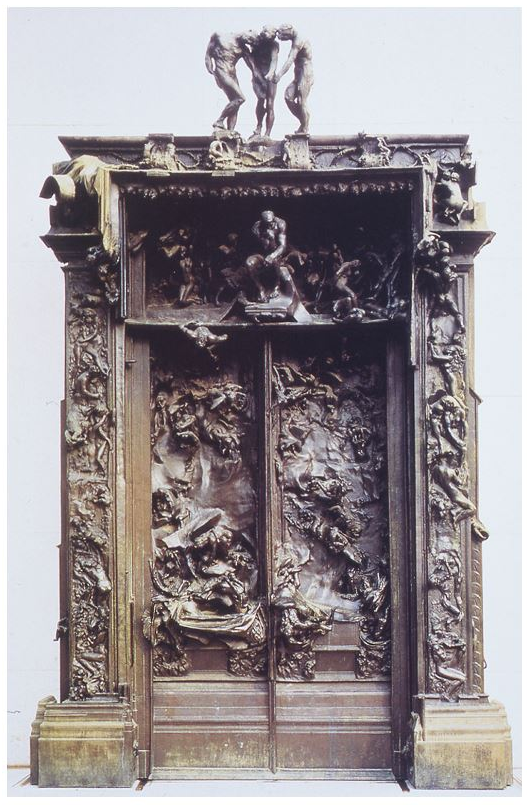 奥古斯特·罗丹《地狱之门》,cast in bronze by alexis rudier