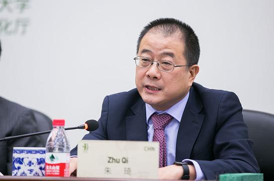 文化部外联局副局长朱琦致辞