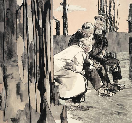 李振《秋高》180cm×194cm 2017年