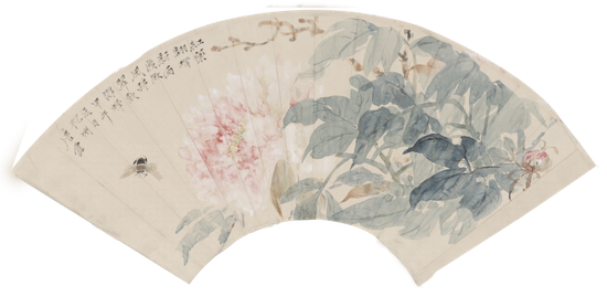 唐云《牡丹》 设色纸本