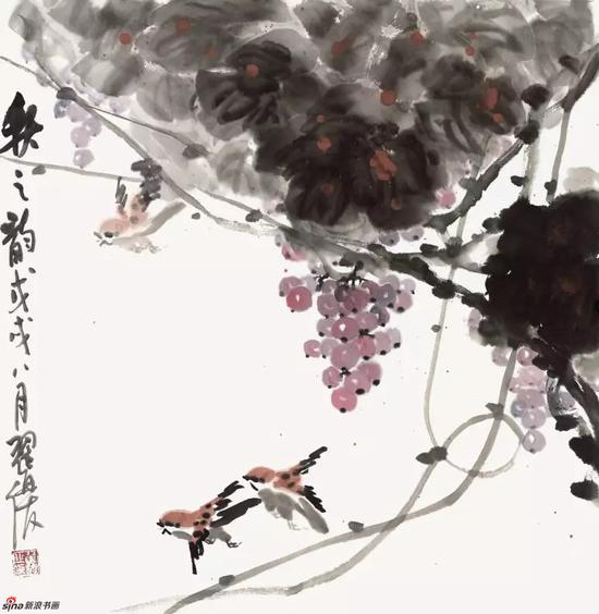 《秋之韵》 70cm×70cm