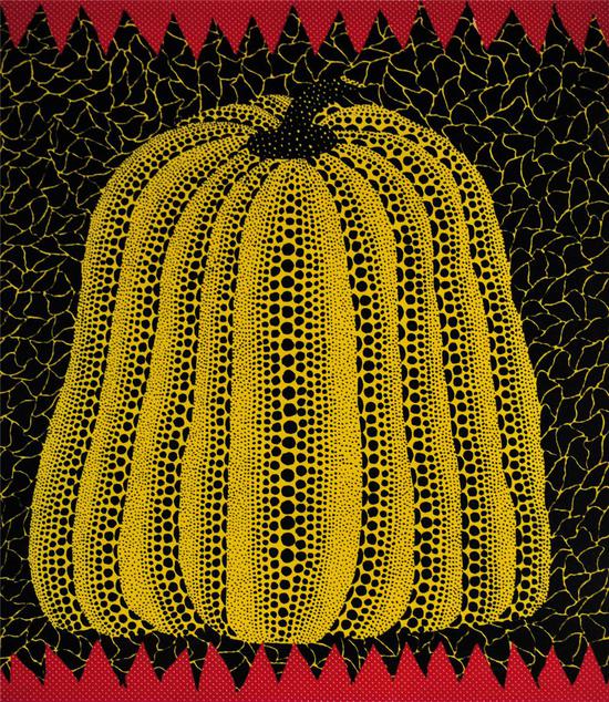 草间弥生,南瓜,55x46cm,版画,1982年