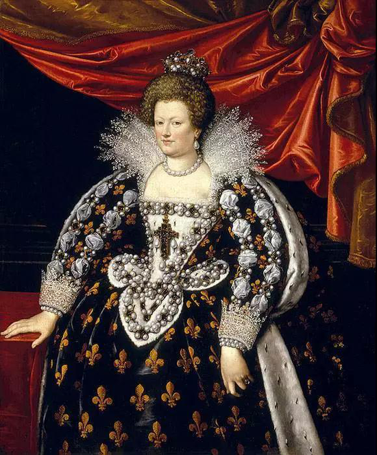 乔瓦尼·利奥纳尔多·亨纳《法国王后玛丽亚·德·梅迪奇肖像》1628年