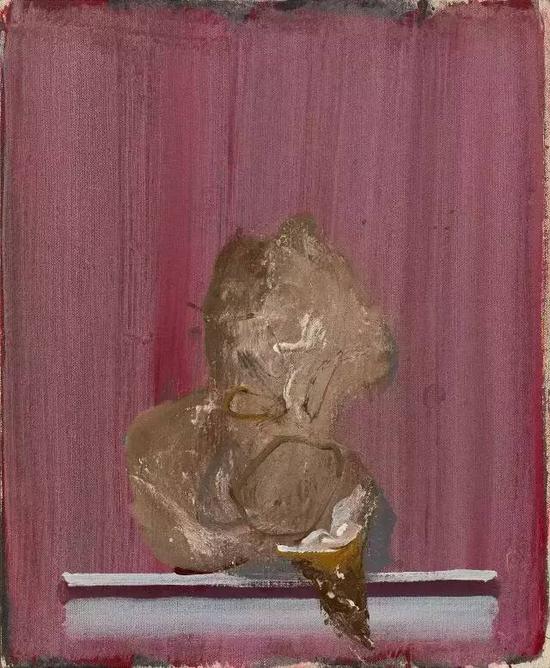 徐赫 愤怒的荷马 73x60cm 丙烯、油彩 2015年
