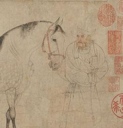 传毁于战火的李公麟《五马图》将现日本|李公麟|五马图_新浪收藏_新浪网