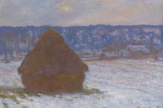 乘雪橇去画画的莫奈：这不是富士山