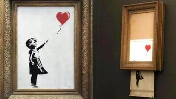 百万英镑名画拍卖后自毁 谜局余音未了