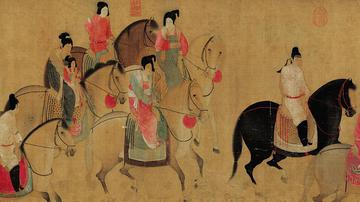 辽宁省博物馆展出中国古代经典绘画摹本