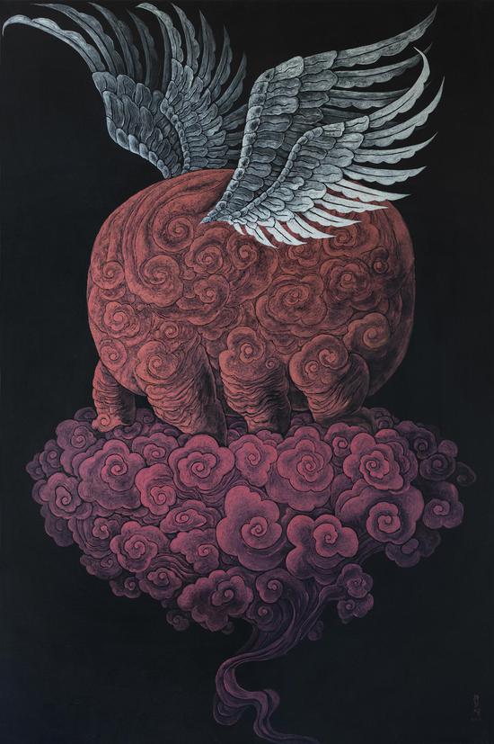 山海图纪第三回许英辉绘画艺术展在树美术馆开幕