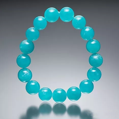 高品质的半透明天河石手链中   平均珠子直径是12毫