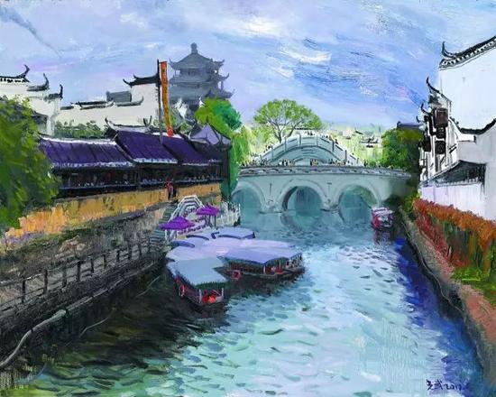 艺术家笔下的徽文化地域风貌