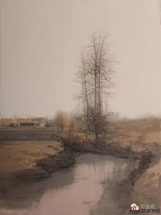 荒凉之美|陆庆龙风景作品|陆庆龙|油画_新浪收藏_新浪网