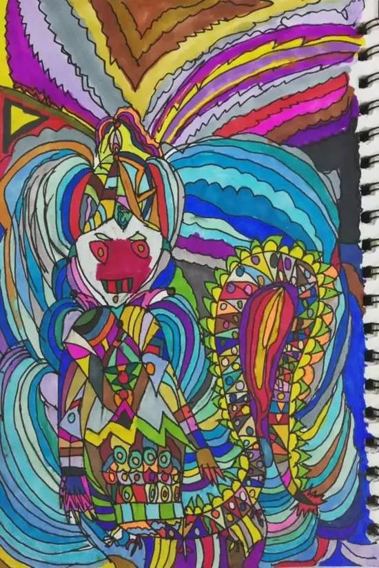 《人身龙尾的龙卷风》,乔雨龙