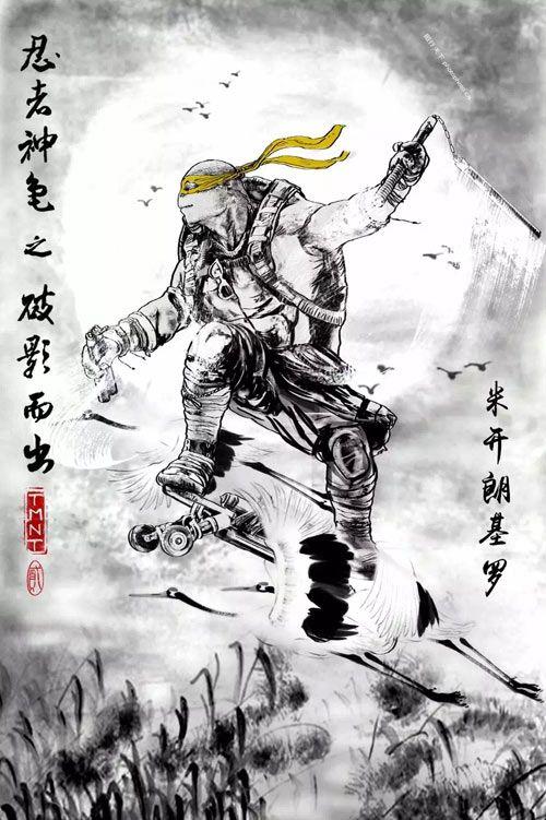 忍者神龟2发中国纪念海报打造动作合家欢