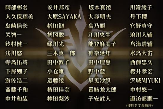 "吾王"亲自发来贺电!《fate/grand order》知名声优大盘点