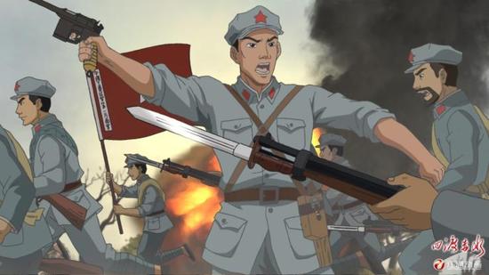 以热血动漫形势表现革命故事的动画电影,《四渡赤水》抛弃了以往主
