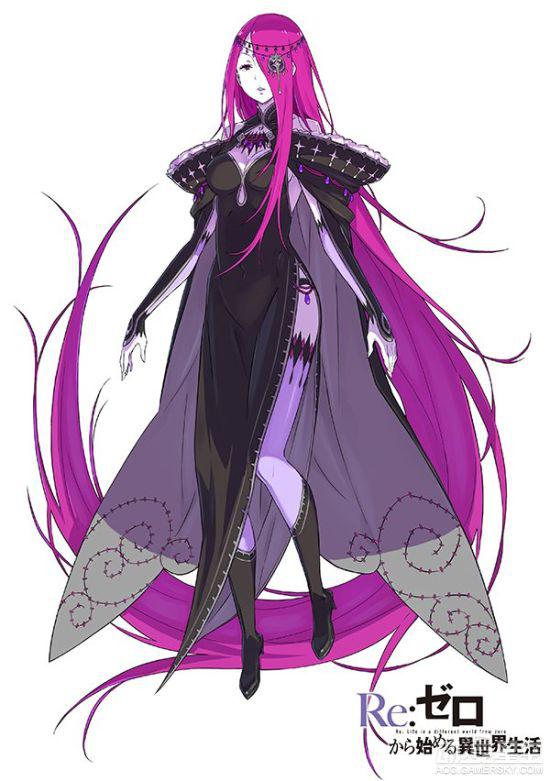 从零开始的异世界生活怠惰魔女塞赫麦特人设公布紫发御姐风情万种