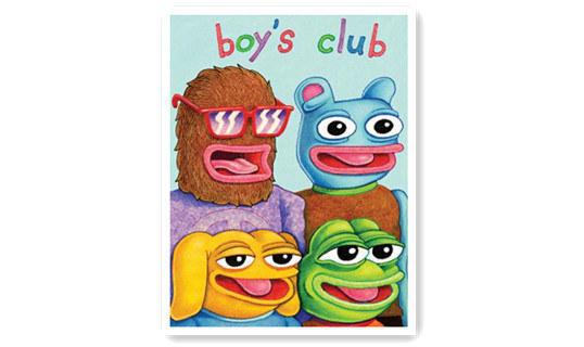 青蛙佩佩是重口味漫画家matt furie在2005年创作的重口味漫画《boy`s