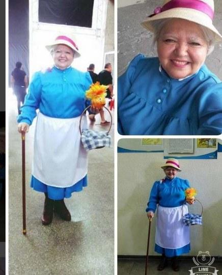 巴西有个可爱的老婆婆cos幻海汤婆婆超有型