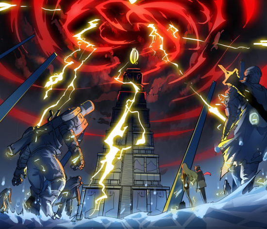 图:"银之守墓人" 0号关卡 战斗场面