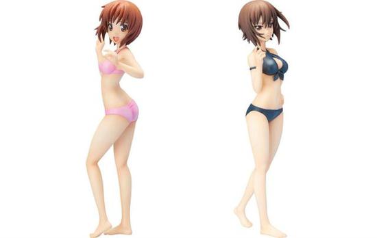 性感少女与御姐少战西住姐妹泳装手办开始预售