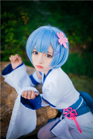 cosplay美图超可爱萌妹蕾姆别问我为什么舔屏幕