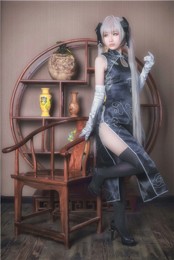 【cosplay美图】柔情性感的穹妹,请让我拜倒在你的旗袍裙下