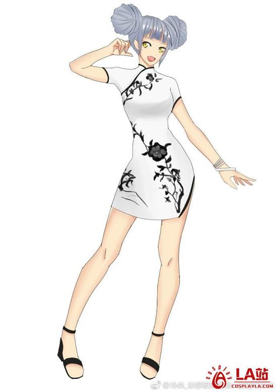 【cosplay美图】《穿越火线》沙漠之鹰旗袍同人