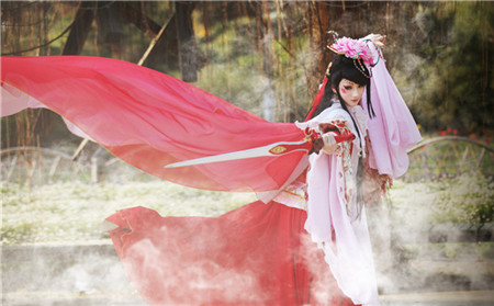 cosplay美图霹雳布袋戏绯羽怨姬