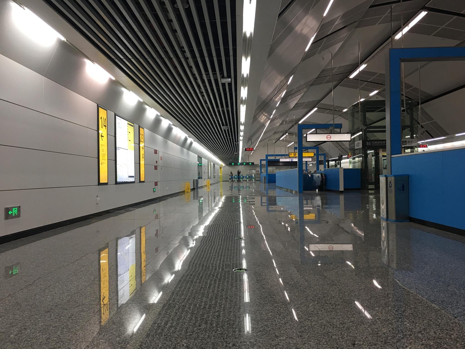 轨道5号线大石坝站正式开通 内部装修惊艳(图)