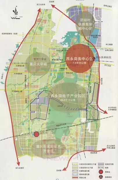 重庆西永规划控规图图片