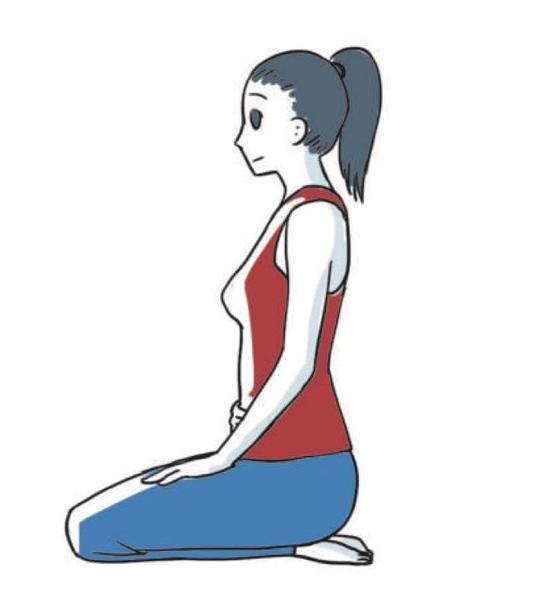 金刚坐腹式呼吸也被称为一招瘦腹——懒人马甲线修炼法,可以帮助消食