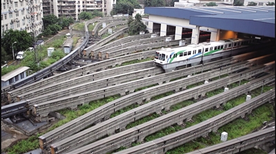 轨道车辆停车场.