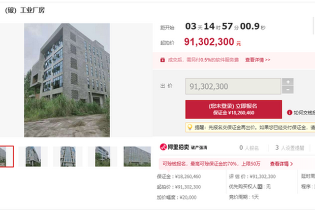 业主破产 重庆金考拉国际纺织城2.14亿元拍卖 - Vimarsana News
