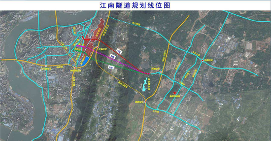 江南隧道随着郭家沱长江大桥项目的建成通车,不仅将给居民出行带来