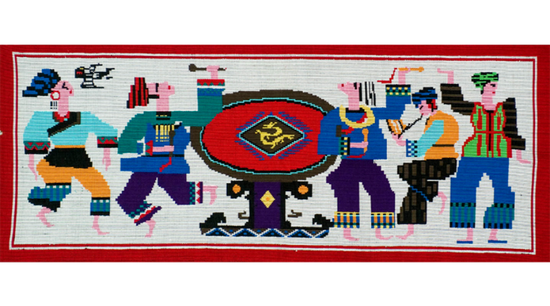 (壁挂四十八勾西兰卡普.黔江区文旅委供图 华龙网发)