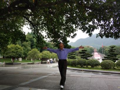 百岁老人田福荣龙形虎步走天下