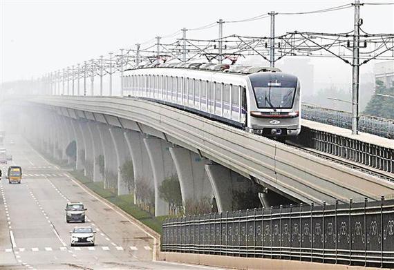 2017年12月28日,轨道10号线开通试运营,对机场等交通枢纽的客流量进行