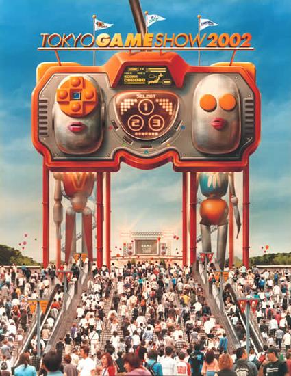 TGS历代主题海报：2002【玩乐是人类的DNA。】